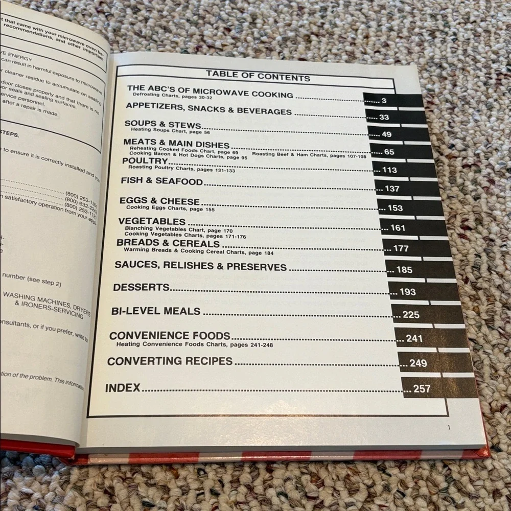 Whirlpool Micro Menus Cookbook - Vintage